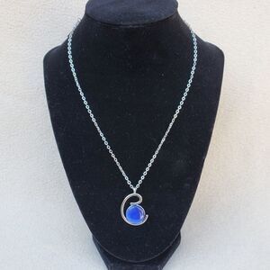 Bijoux by Meera Genuine Cat's Eye Stone necklace